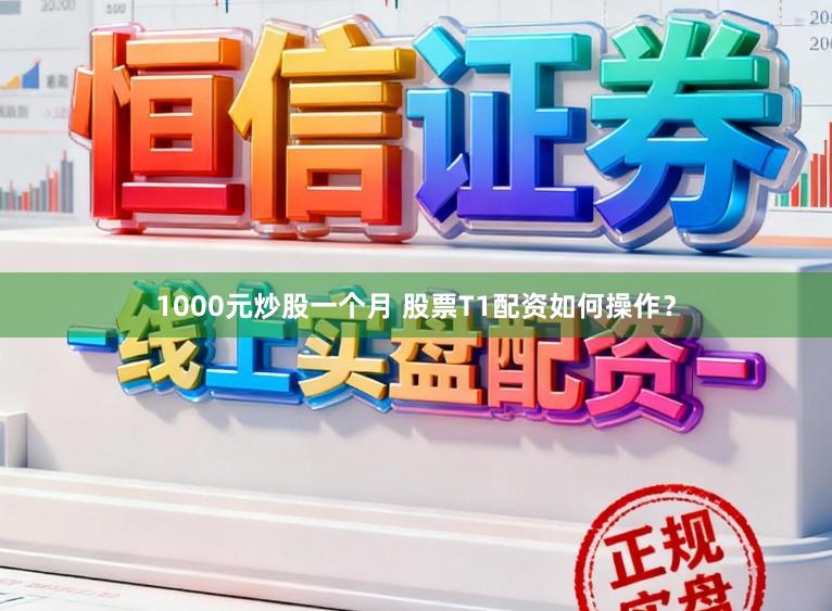 1000元炒股一个月 股票T1配资如何操作？
