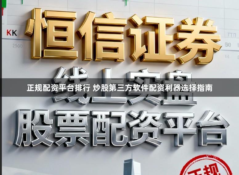 正规配资平台排行 炒股第三方软件配资利器选择指南